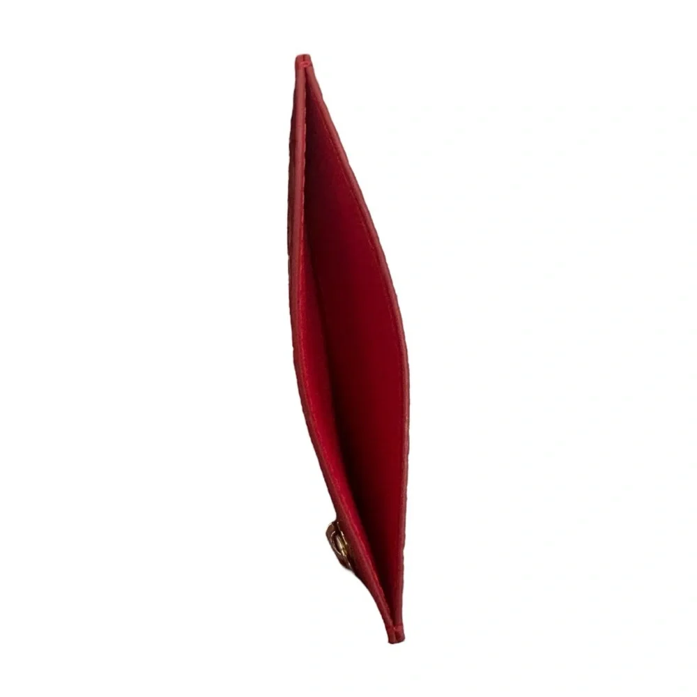 B-Low The Belt Red Croc Card Holder Vegan Leather New in Packaging - Picture 5 of 5